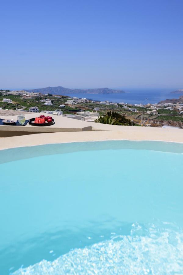 Diva Santorini Luxury Villa Pýrgos Exterior foto